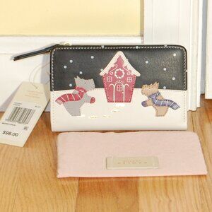 NWT - Radley London Home For The Holidays Medium Bi Fold Wallet